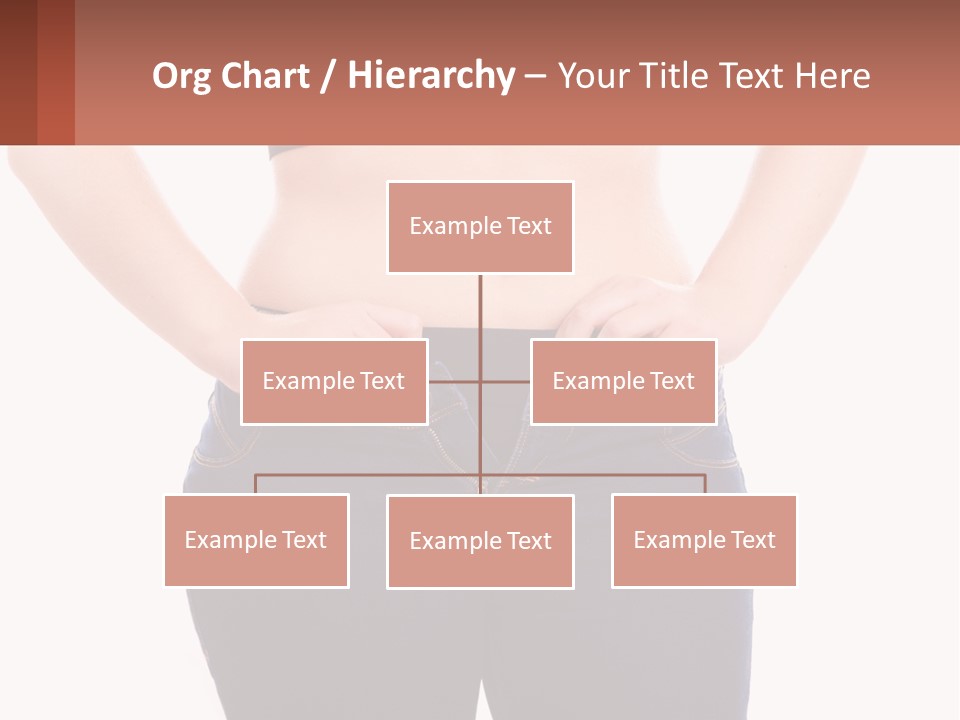 A Woman In A Black Top Is Holding Her Stomach PowerPoint Template