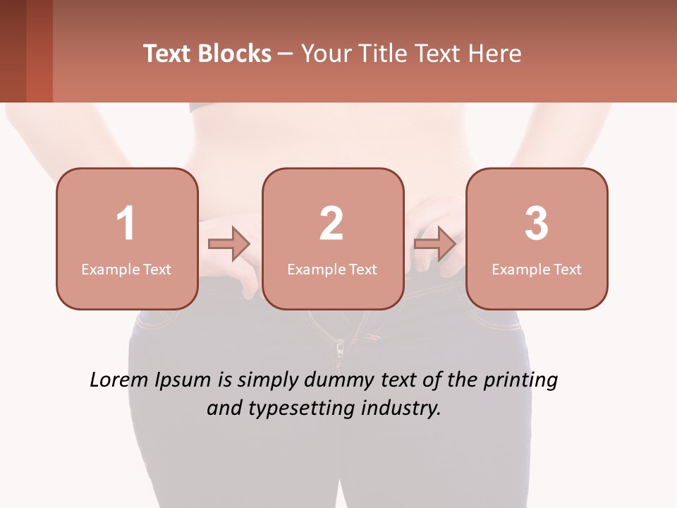 A Woman In A Black Top Is Holding Her Stomach PowerPoint Template