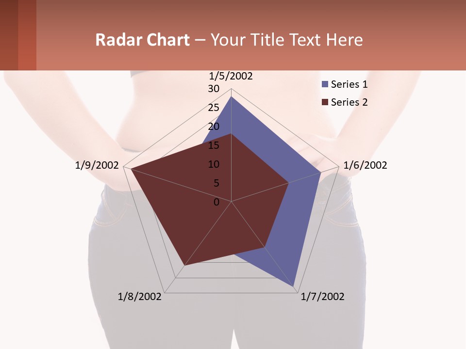 A Woman In A Black Top Is Holding Her Stomach PowerPoint Template