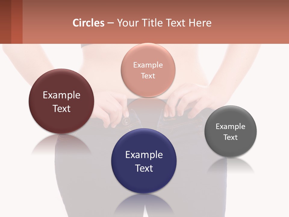 A Woman In A Black Top Is Holding Her Stomach PowerPoint Template