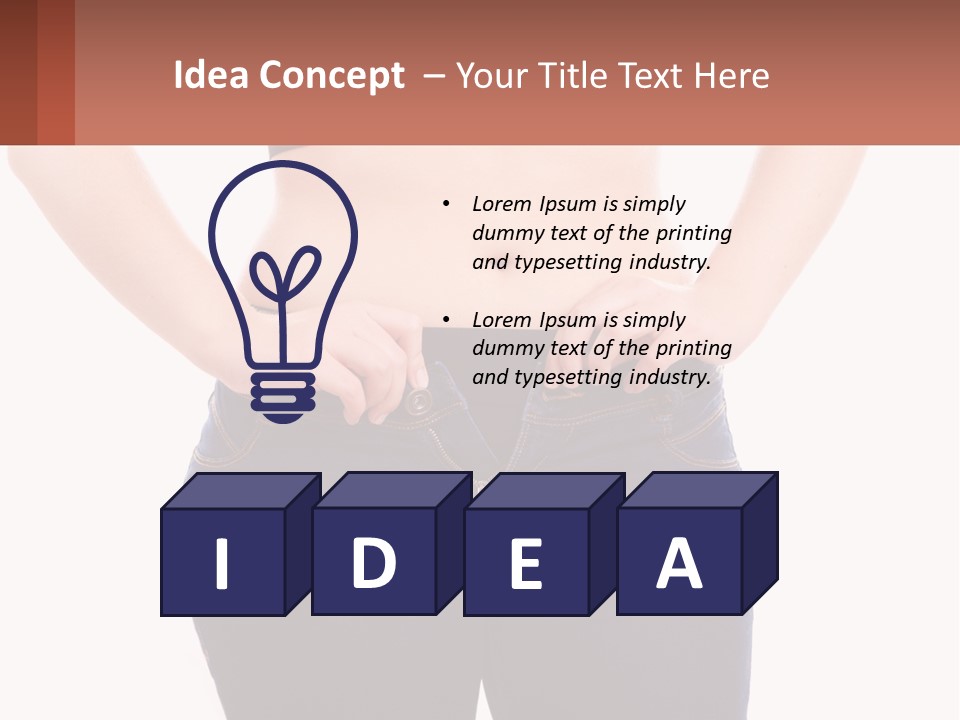 A Woman In A Black Top Is Holding Her Stomach PowerPoint Template