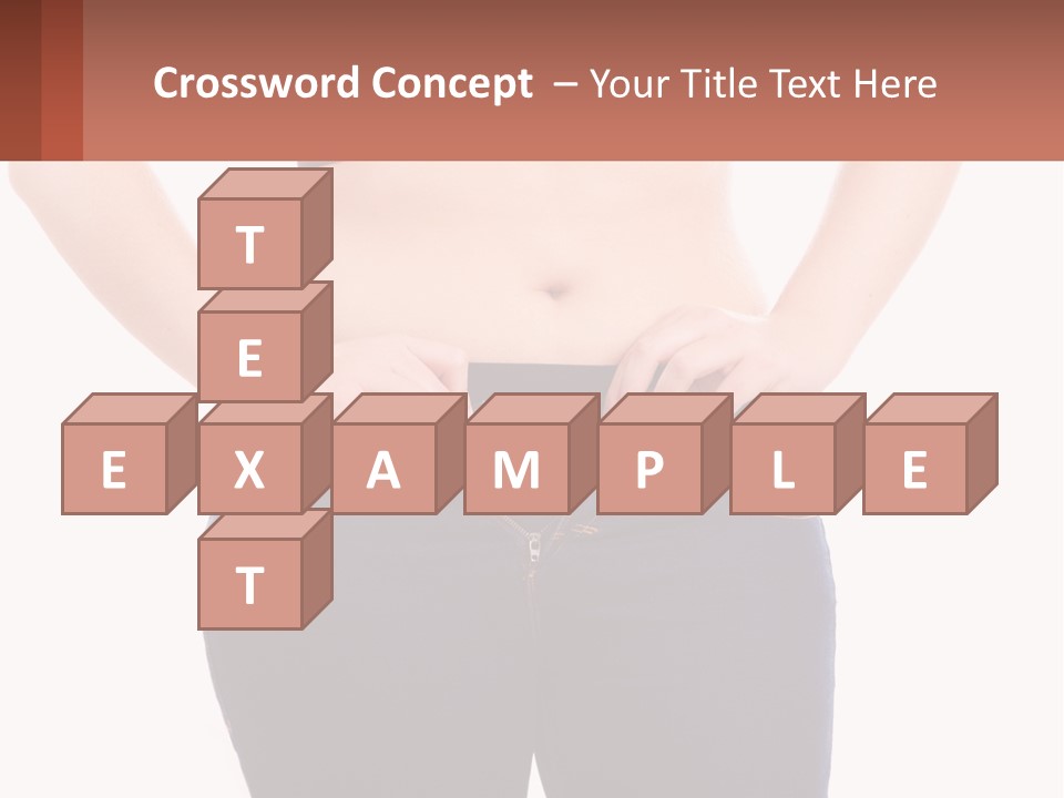 A Woman In A Black Top Is Holding Her Stomach PowerPoint Template