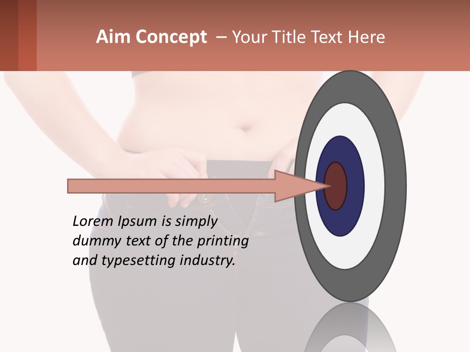 A Woman In A Black Top Is Holding Her Stomach PowerPoint Template