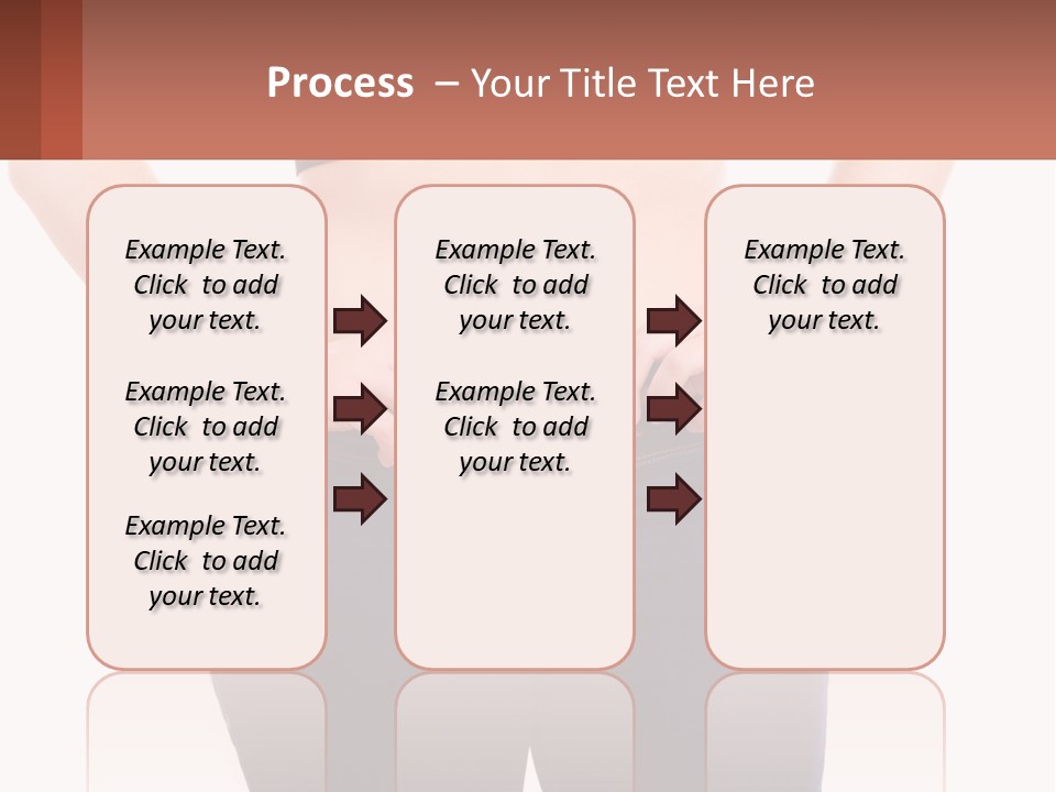 A Woman In A Black Top Is Holding Her Stomach PowerPoint Template