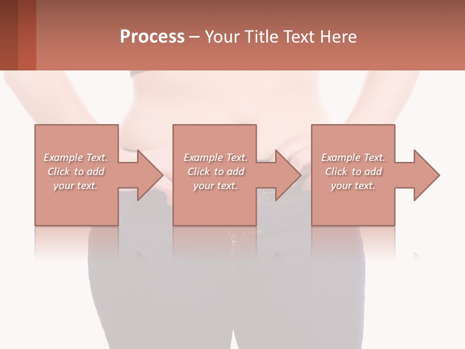 A Woman In A Black Top Is Holding Her Stomach PowerPoint Template