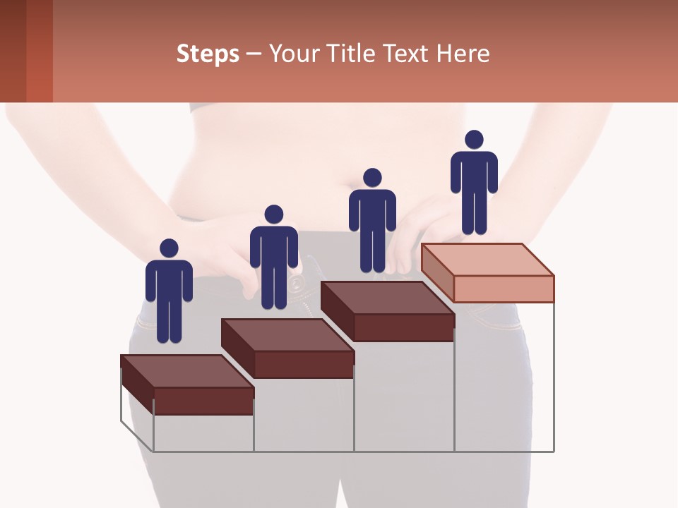 A Woman In A Black Top Is Holding Her Stomach PowerPoint Template