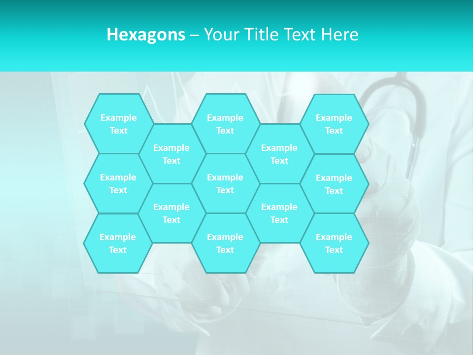 A Doctor Holding A Stethoscope In His Hand PowerPoint Template