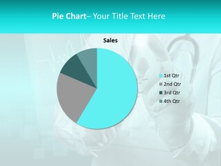 A Doctor Holding A Stethoscope In His Hand PowerPoint Template