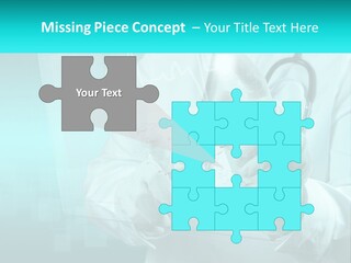 A Doctor Holding A Stethoscope In His Hand PowerPoint Template