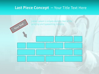 A Doctor Holding A Stethoscope In His Hand PowerPoint Template