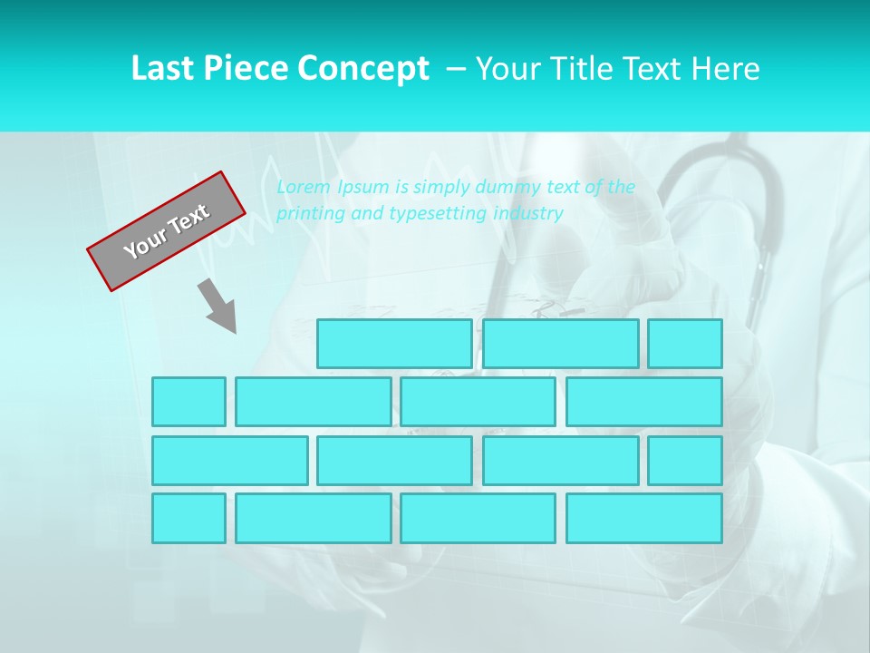 A Doctor Holding A Stethoscope In His Hand PowerPoint Template