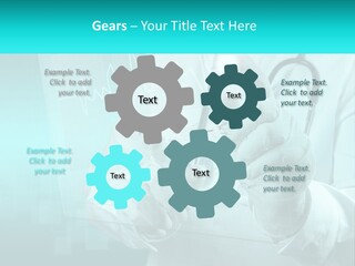 A Doctor Holding A Stethoscope In His Hand PowerPoint Template