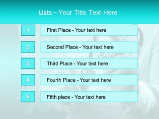 A Doctor Holding A Stethoscope In His Hand PowerPoint Template