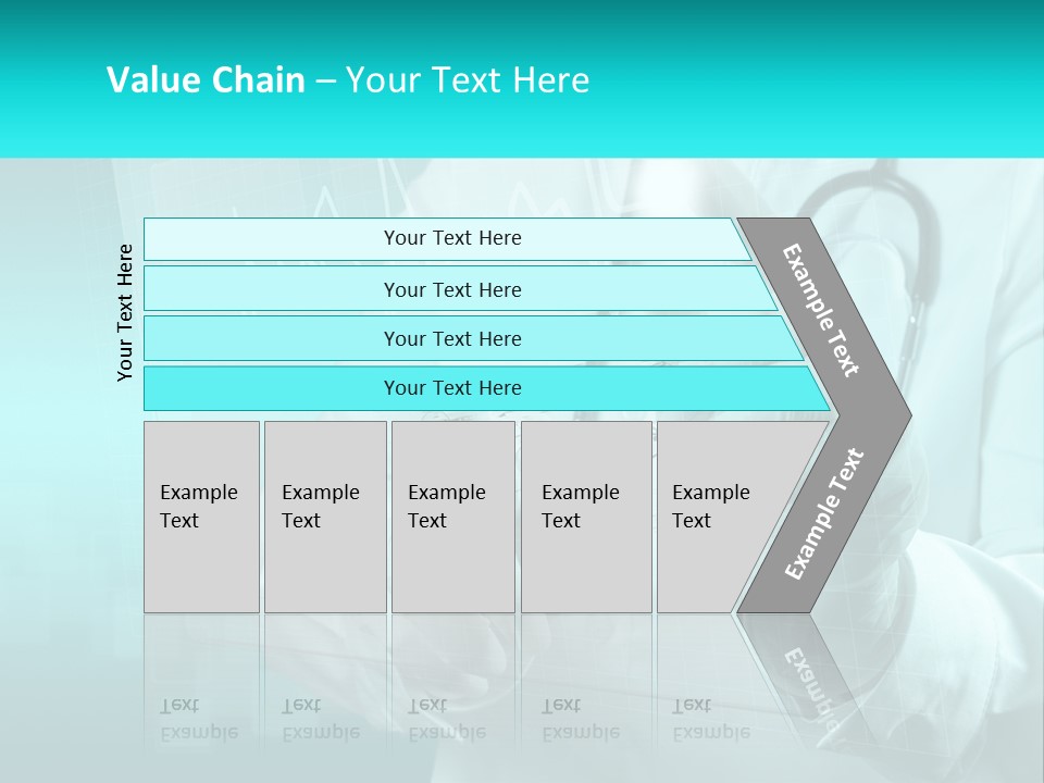 A Doctor Holding A Stethoscope In His Hand PowerPoint Template