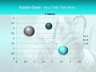 A Doctor Holding A Stethoscope In His Hand PowerPoint Template