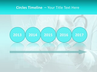 A Doctor Holding A Stethoscope In His Hand PowerPoint Template