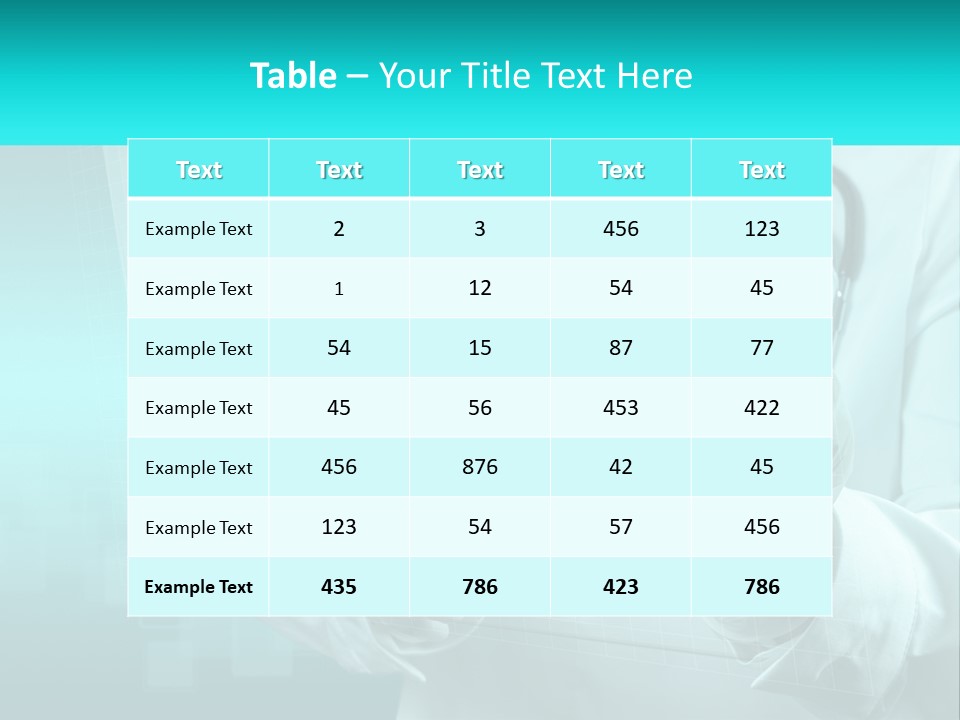A Doctor Holding A Stethoscope In His Hand PowerPoint Template