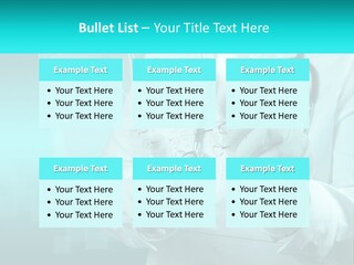 A Doctor Holding A Stethoscope In His Hand PowerPoint Template