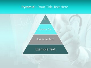 A Doctor Holding A Stethoscope In His Hand PowerPoint Template