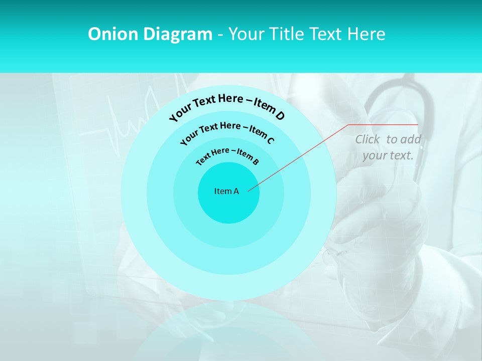 A Doctor Holding A Stethoscope In His Hand PowerPoint Template