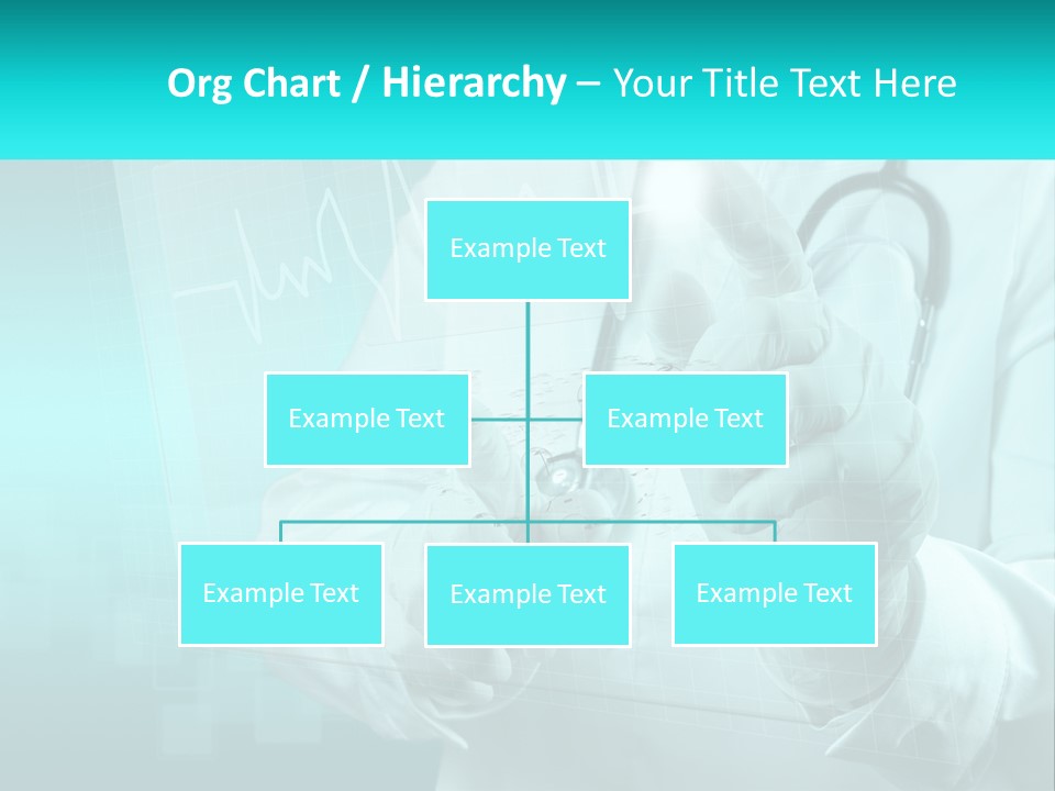 A Doctor Holding A Stethoscope In His Hand PowerPoint Template