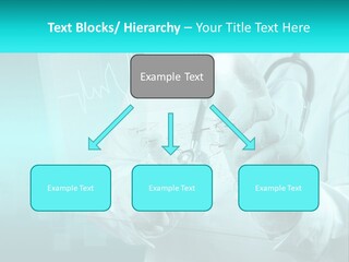 A Doctor Holding A Stethoscope In His Hand PowerPoint Template
