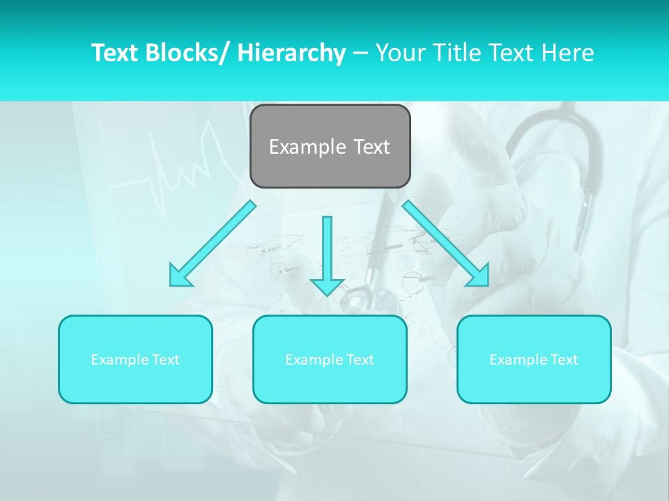 A Doctor Holding A Stethoscope In His Hand PowerPoint Template