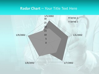 A Doctor Holding A Stethoscope In His Hand PowerPoint Template