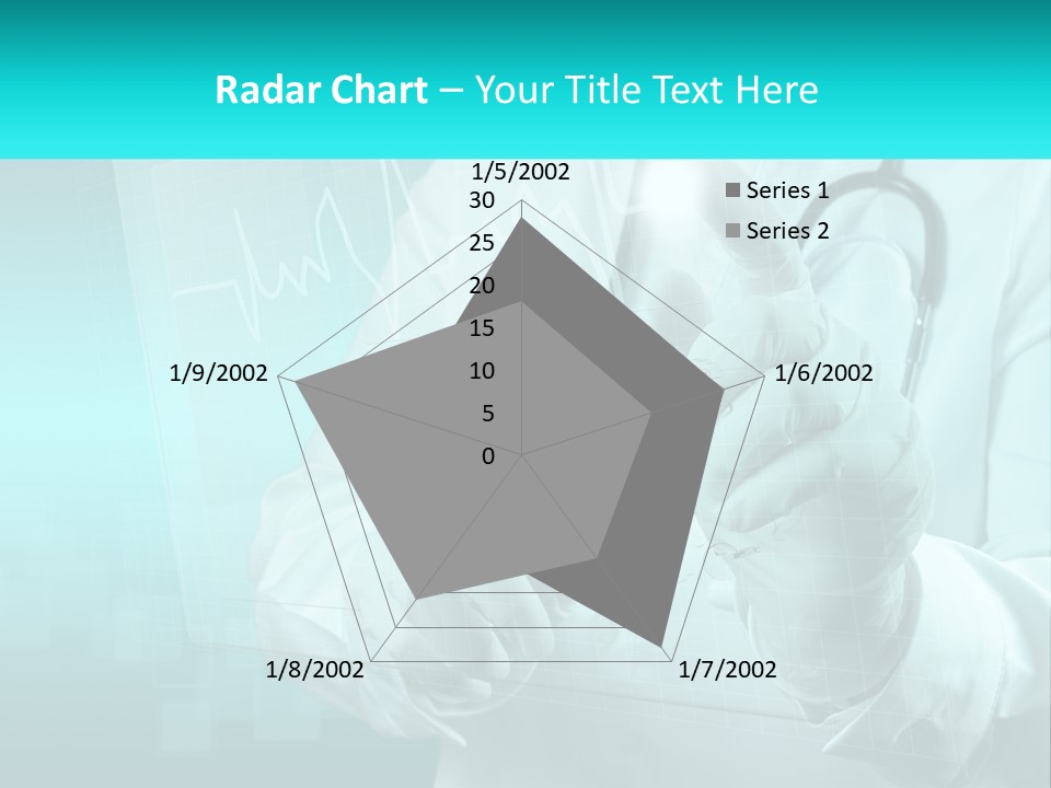 A Doctor Holding A Stethoscope In His Hand PowerPoint Template