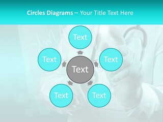 A Doctor Holding A Stethoscope In His Hand PowerPoint Template