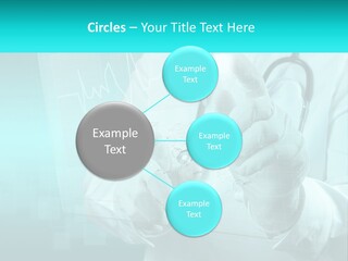 A Doctor Holding A Stethoscope In His Hand PowerPoint Template