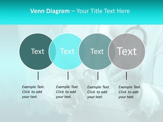 A Doctor Holding A Stethoscope In His Hand PowerPoint Template