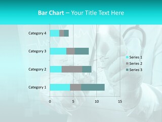 A Doctor Holding A Stethoscope In His Hand PowerPoint Template