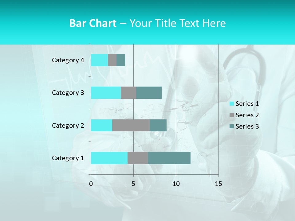 A Doctor Holding A Stethoscope In His Hand PowerPoint Template