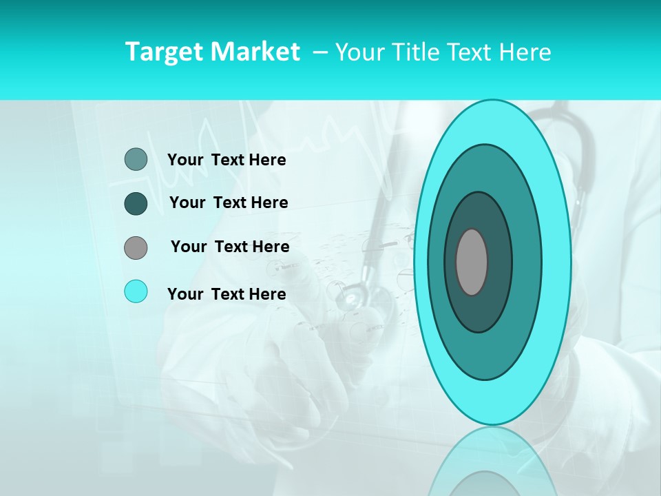 A Doctor Holding A Stethoscope In His Hand PowerPoint Template