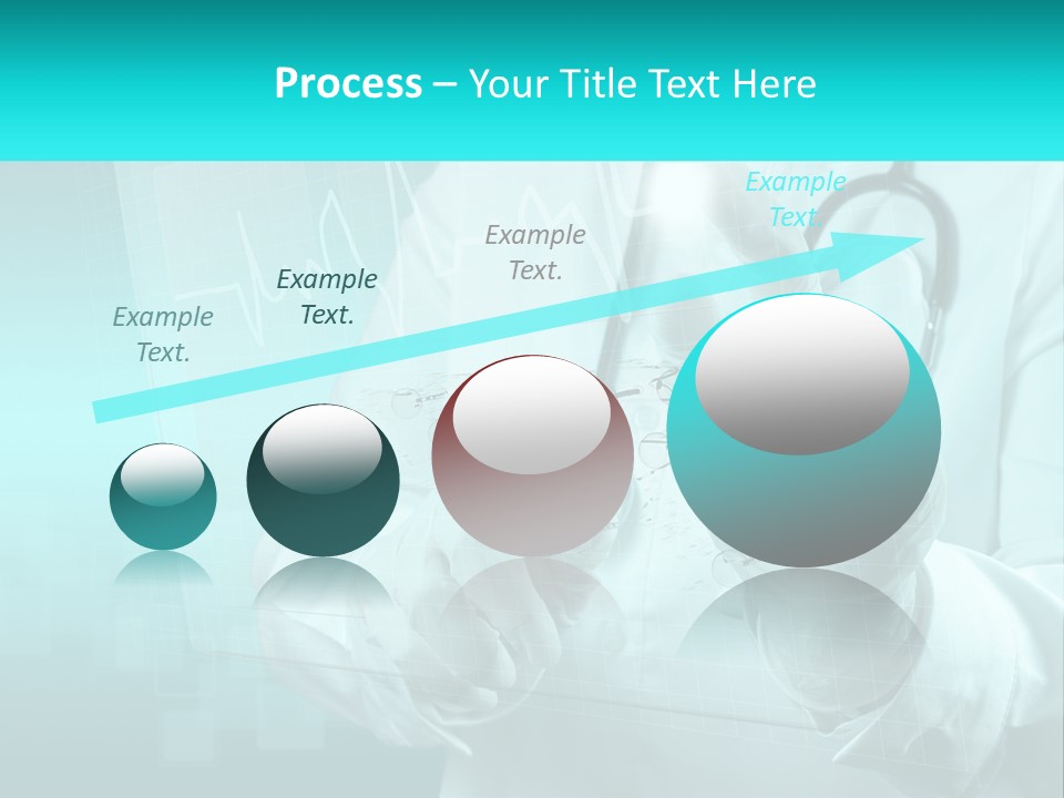 A Doctor Holding A Stethoscope In His Hand PowerPoint Template