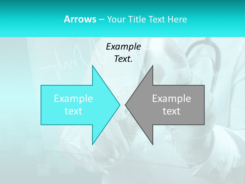 A Doctor Holding A Stethoscope In His Hand PowerPoint Template