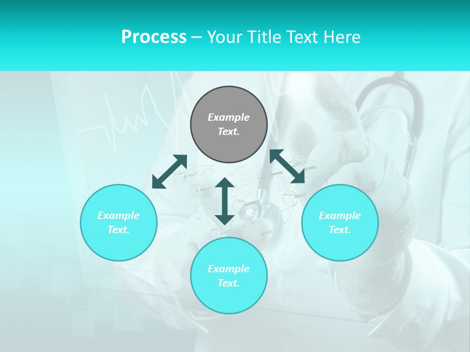 A Doctor Holding A Stethoscope In His Hand PowerPoint Template