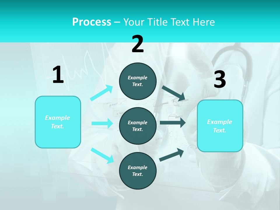 A Doctor Holding A Stethoscope In His Hand PowerPoint Template