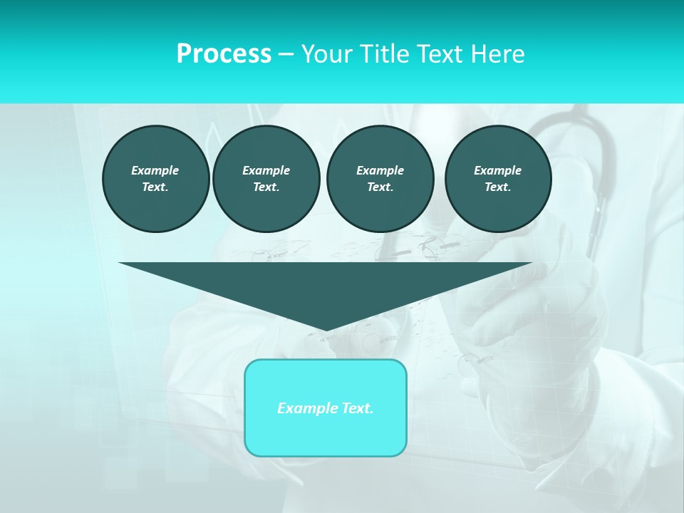 A Doctor Holding A Stethoscope In His Hand PowerPoint Template