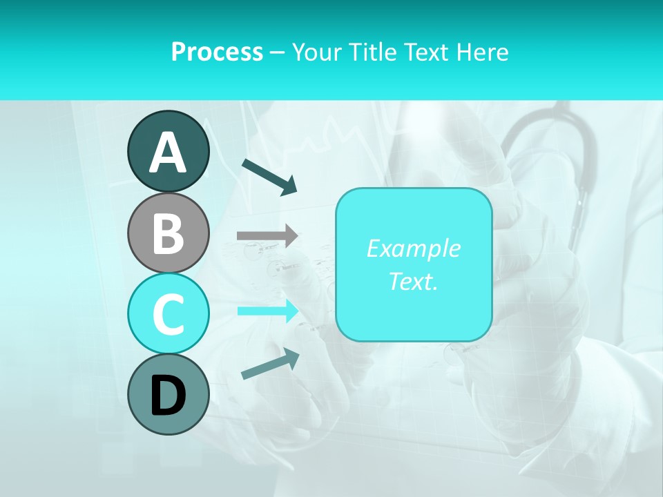 A Doctor Holding A Stethoscope In His Hand PowerPoint Template