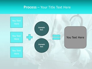 A Doctor Holding A Stethoscope In His Hand PowerPoint Template