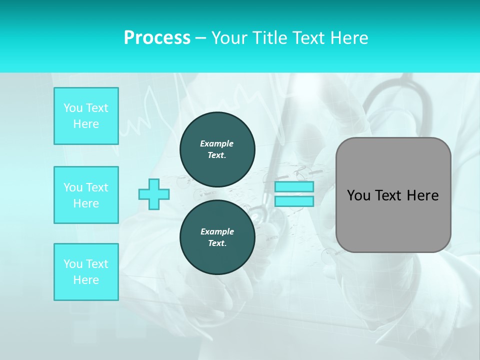 A Doctor Holding A Stethoscope In His Hand PowerPoint Template