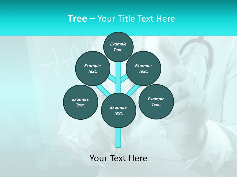 A Doctor Holding A Stethoscope In His Hand PowerPoint Template