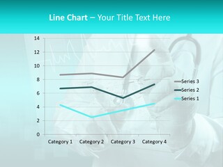 A Doctor Holding A Stethoscope In His Hand PowerPoint Template