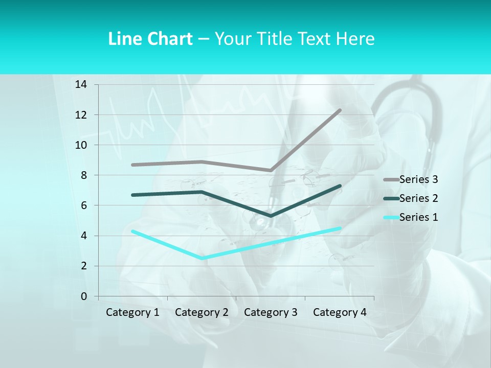 A Doctor Holding A Stethoscope In His Hand PowerPoint Template
