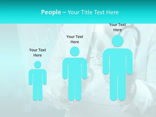 A Doctor Holding A Stethoscope In His Hand PowerPoint Template