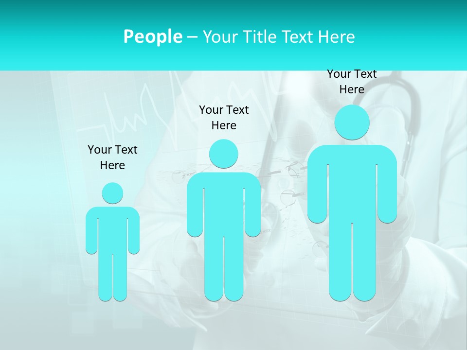 A Doctor Holding A Stethoscope In His Hand PowerPoint Template