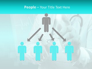 A Doctor Holding A Stethoscope In His Hand PowerPoint Template