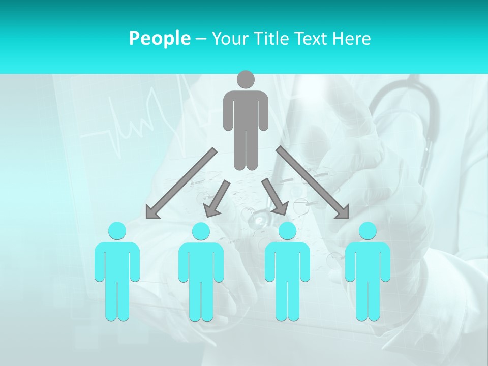 A Doctor Holding A Stethoscope In His Hand PowerPoint Template